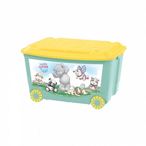 Ящик для игрушек на колесах с аппликацией ME TO YOU